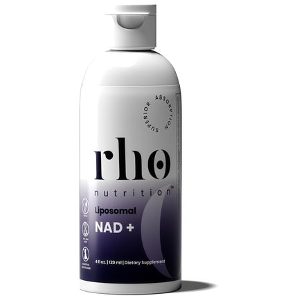 Rho Nutrition Liposomal NAD+-LiquidSupplement Designed to Help SupportAbsorption -Active Form of NAD+Helps Support Normal Cellular Health,Healthy Aging, Energy Metabolism andOverall Vitality