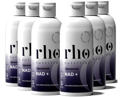Rho Nutrition Liposomal NAD+-LiquidSupplement Designed to Help SupportAbsorption -Active Form of NAD+Helps Support Normal Cellular Health,Healthy Aging, Energy Metabolism andOverall Vitality