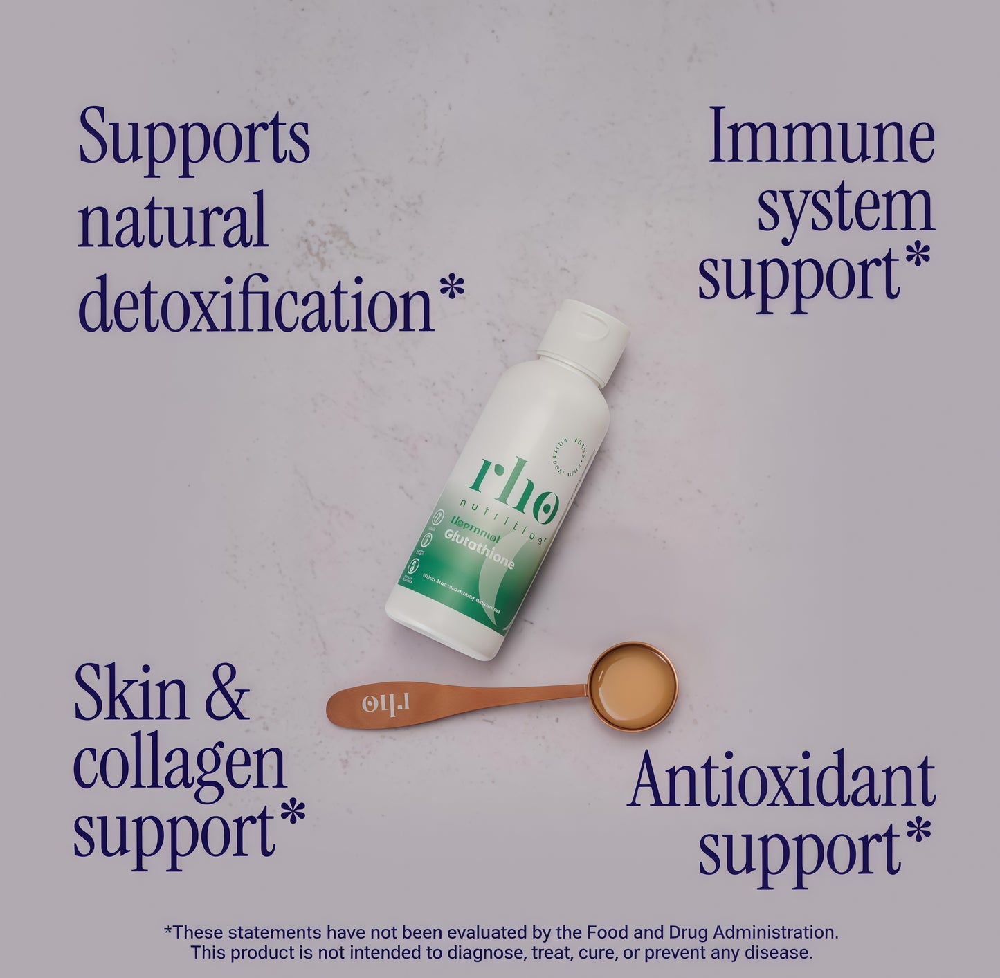 Rho Nutrition Liposomal GlutathioneUltra High Absorption LiquidGlutathione Supplement -SupportsNatural Detoxification, lmmune System,Skin Health, Mental Clarity & OverallWell-Being