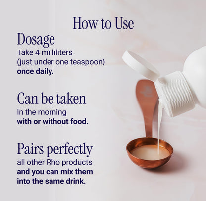 Rho Nutrition Liposomal NAD+-LiquidSupplement Designed to Help SupportAbsorption -Active Form of NAD+Helps Support Normal Cellular Health,Healthy Aging, Energy Metabolism andOverall Vitality